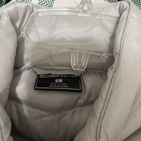 Light Gray Quilted Jacket - Picture 4 of 7